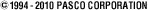 &copy;1994 - 2009 PASCO CORPORATION.