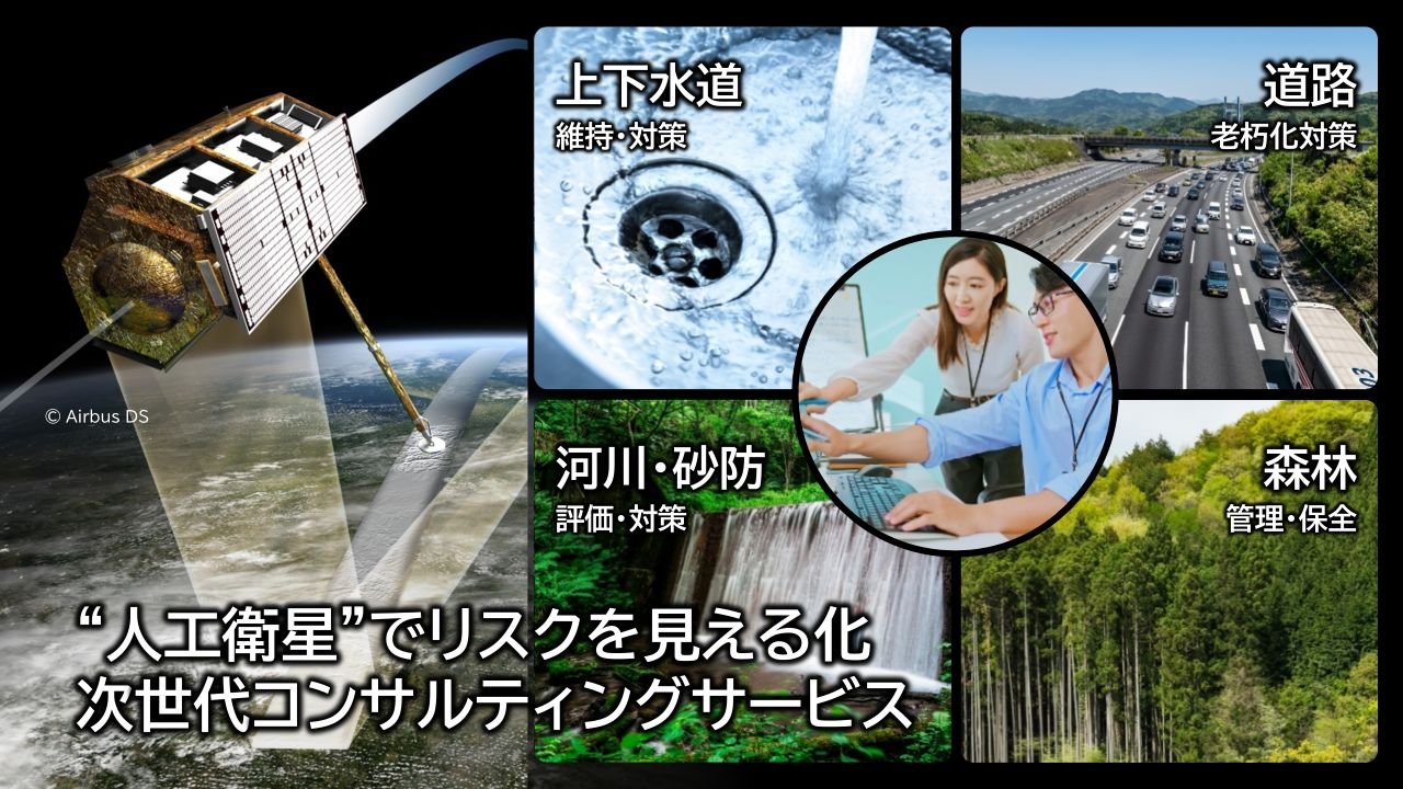 "人工衛星"で見える化 次世代コンサルティングサービス