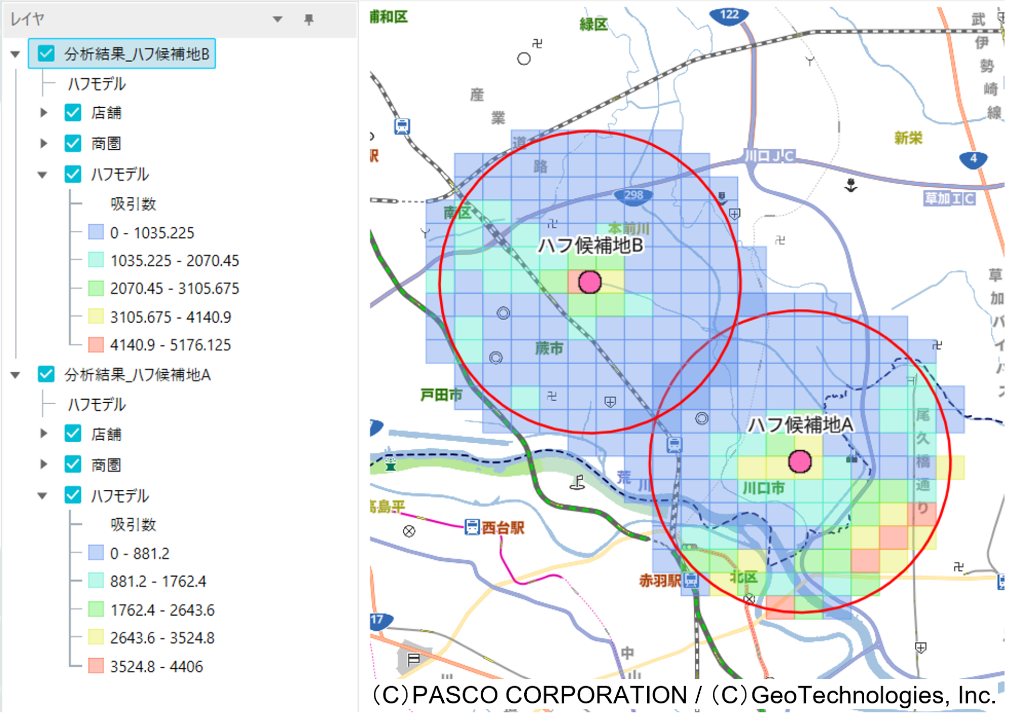 ハフモデルによる売上予測