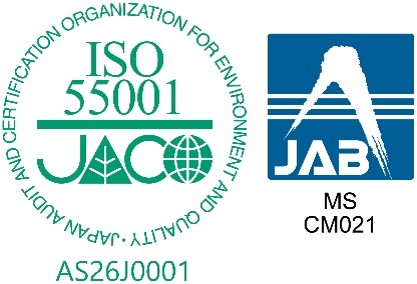 認証取得マーク[ISO 55001]