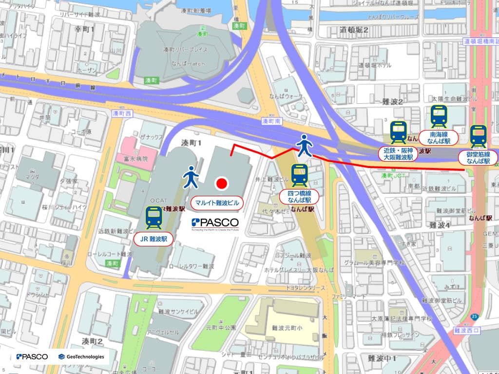 大阪市浪速区湊町１丁目２番３号 マルイト難波ビル８F